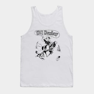 Hi Cowboy Cartoon Tank Top